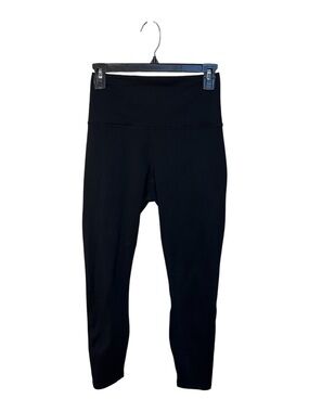Fabletics Black Powerhold Cropped Leggings